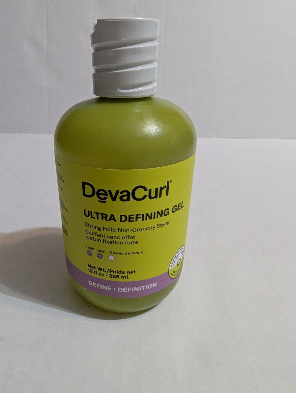DevaCurl Ultra Defining Gel - Lime Green with Purple Accent 12fl Oz